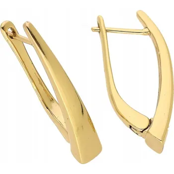 Náušnice NÁUŠNICE ZLATÉ OCEL CHIRURGICKÁ 316L KAŽDODENNÍ KLASICKÉ