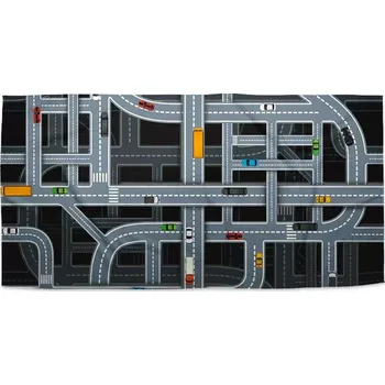 Osuška Sablio Ručník Dětská autodráha - 50x100 cm