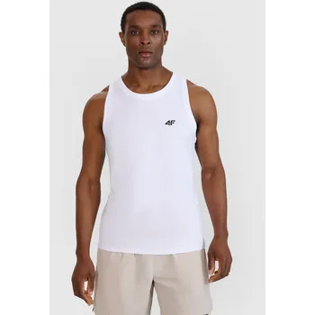Pánské tílko Pánské tričko bez rukávů 4F tílko XXL bílé