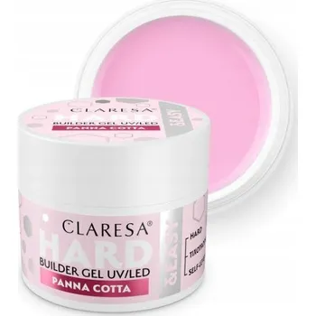 Přípravek na nehty CLARESA STAVEBNÍ GEL HARD&EASY Panna Cotta 12g