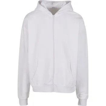 Pánská mikina Build Your Brand Ultra těžká zipová mikina ve střihu Box 460 g/m Barva: Bílá, Velikost: M BY192