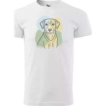 Sablio Tričko s potiskem Věrný přítel - bílé 3XL