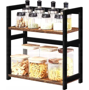 KUCHYŇSKÁ POLICE NA PRACOVNÍ DESKU STOJÍCÍ ORGANIZÉR NA KOŘENÍ