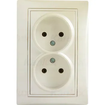 Elektrická zásuvka Bílá nástěnná Elektrická Zásuvka Kanlux