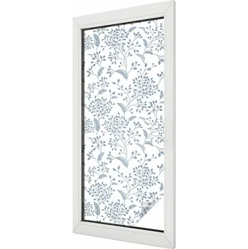 Okenní dekorace Dekorační Fólie na Okno Zatemňovací Samolepicí Rostlinný Motiv 50x116