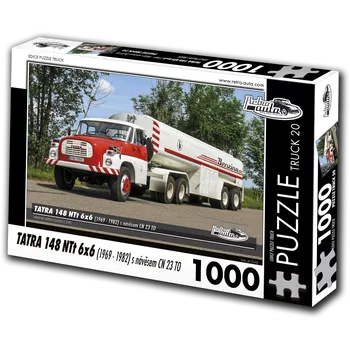 Puzzle retro-auta puzzle truck tatra 148 ntt 6x6 s návěsem – 1000 dílků