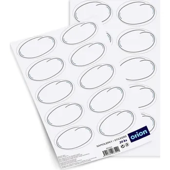 samolepka Samolepky na dózy prázdné