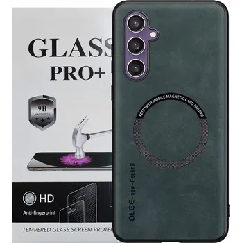 Pouzdro na mobilní telefon Zadní Kryt Audioimp pro Samsung, Galaxy A55 5G zelený