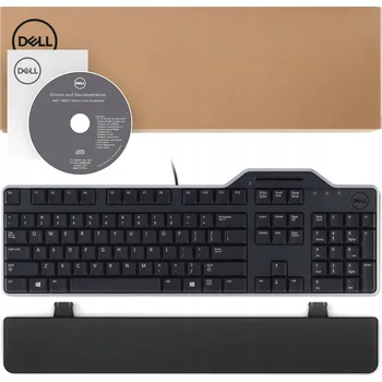 Klávesnice Membránová klávesnice Dell KB-813 s čtečkou čipových karet