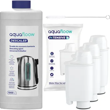 Filtr do kávovaru Sada AquaFloow pro kávovar Saeco Lirika: 3x filtr, odvápňovač, kartáček