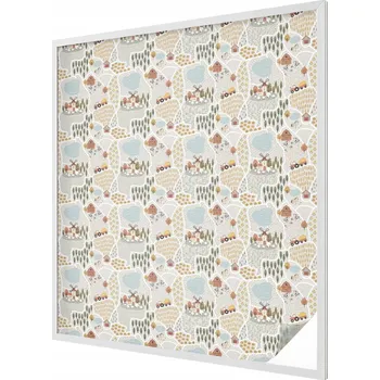 Okenní dekorace Hotová mléčná Fólie 116 x 100 cm