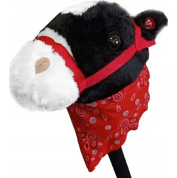 Hobby horsing Hobby Horse měkká hlava koně kůň na tyči řehtá 68 cm zvuky cvalu plyšový