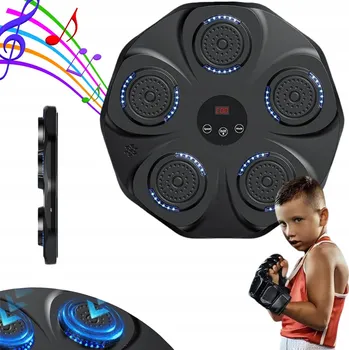 Box Hudební boxovací stroj s tréninkovou boxovací stěnou