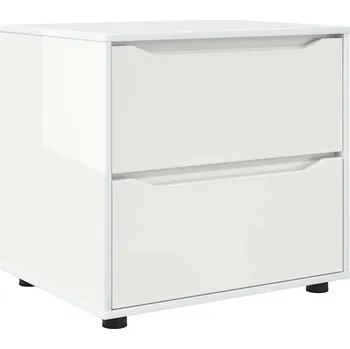 Komoda Úložná skříňka Vysoce lesklá bílá 60 x 48 x 57 cm