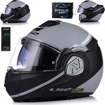 Helma na motorku MOTOCYKLOVÁ PŘILBA | LS2 FF906 ADVANT 180° SWIPE | VÝKLOPNÁ + PINLOCK