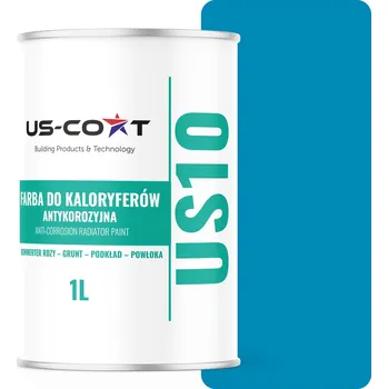 barva na kov Barva pro radiátory Antikorozní Odolná 1L Lesklá Modrá Světlá 3v1