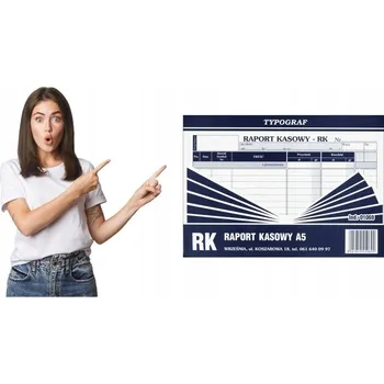 Pokladní kniha RK A5 TYPOGRAF 01069