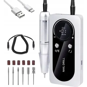ELEKTRICKÁ LEŠTIČKA NA NEHTY S LCD DISPLEJEM 45000 OT/MIN