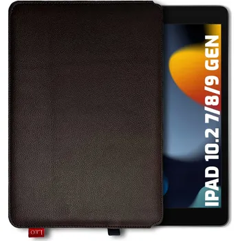 Pouzdro na tablet LEO MASTER Kožené POUZDRO na TABLET pro iPad 10.2 7/8/9 generace