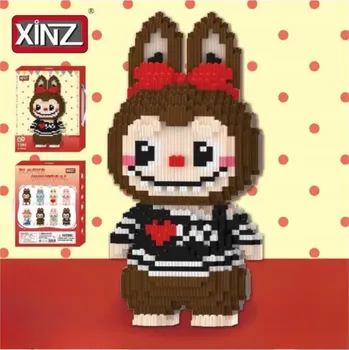 ostatní stavebnice STAVEBNICE VELKÁ FIGURKA MODRÝ LABUBU 4119 DÍLKŮ