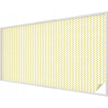 Okenní dekorace Dekorační okenní fólie zatmavovací Samolepicí Žluté cikcaky 200x116