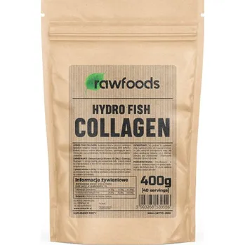 Kloubní výživa RAWFOODS HYDRO FISH COLLAGEN 400g MOŘSKÝ KOLAGEN Z RYB KLOUBY KŮŽE