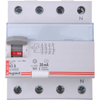 vypínač Proudový chránič Legrand AC IP20 63A/30mA P304 411709 TX3