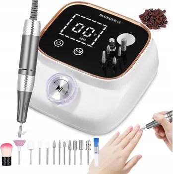 Bruska na nehty ELEKTRICKÁ BRUSKA FRÉZKA NA NEHTY 45000 OT./MIN BÍLÁ 50W