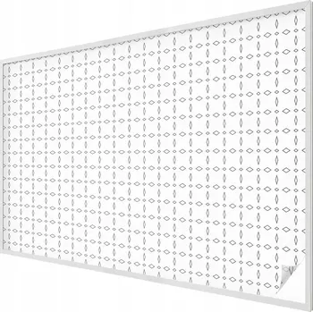 Okenní dekorace Dekorativní Mléčná Vitrážová Fólie na Okno s Motivem Kosočtverců 200x146 cm