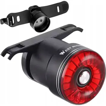 Cyklosvítilna Inteligentní zadní světlo na kolo pod sedlo s Akumulátor