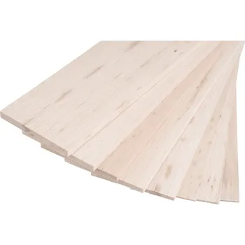 Modelářství 100x10cm Balsa 20 mm standard (B kvalita)
