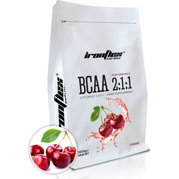 Aminokyselina IRONFLEX BCAA 2:1:1 1000g SILNÉ AMINOKYSELINY 1kg AMINO REGENERACE SVALY