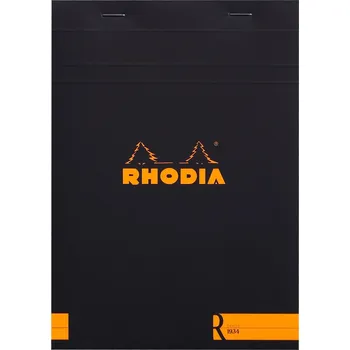 Blok Rhodia Le R N°16 A5 14,8x21 cm, linkovaný, černý