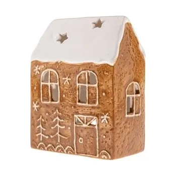 Svícen Keramický svícen - domek 14 cm, 3/54
