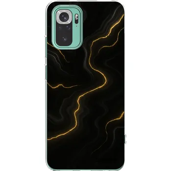 Pouzdro na mobilní telefon Picasee silikonový průhledný obal pro Xiaomi Redmi Note 10 Pro - Thunder