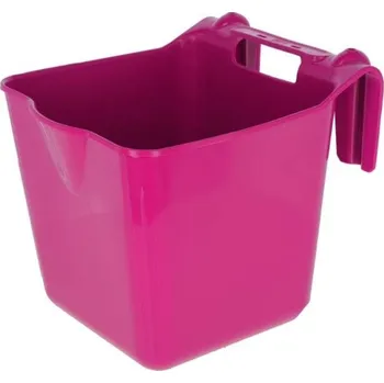 Chov hospodářského zvířete Závěsný žlab KERBL HangOn růžový 13l