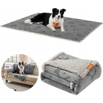 Pelíšek pro psa VODĚODOLNÁ DEKA PRO PSA KOČKU ZVÍŘATA PŘEHOZ DEKA PODLOŽKA OBOUSTRANNÁ 152x127