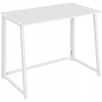 Psací stůl LEOBERT MAX 1.0 - bílý / bílé nohy, model_2874_1.5903