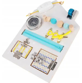 Výuková hračka Vzdělávací senzorická manipulační tabule Montessori