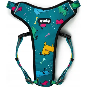 Postroj pro psa Postroj pro středně velké psy L – 4FUNKY Comfort Guard, pohodlný a nastavitelný