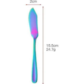 Kuchyňský nůž Opalující nůž na máslo duhový nůž je krásný