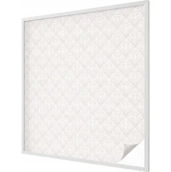 Okenní dekorace Ozdobná Fólie mléčná fólie Samolepicí Jemné květy 100 x 100 cm