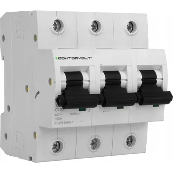 Jistič Jistič 10kA 3P 100A Charakteristika C100A Doktorvolt DV-5466
