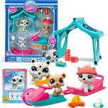Hasbro Littlest Pet Shop Sněžný den Snowy Day Play Pack figurky + doplňky