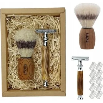 Břitva na holení APEKT Štětka na holení 100% jezevčí srst + holicí strojek