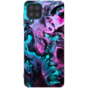 Pouzdro na mobilní telefon Picasee silikonový průhledný obal pro Samsung Galaxy A12 A125F - Lean