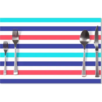 prostírání Sablio Prostírání Barevné veselé pruhy: 40x30cm