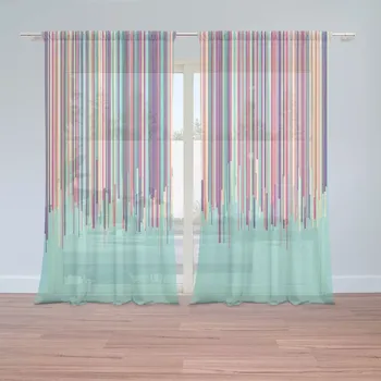 Záclona Sablio Záclony Stékající barva: 2ks 150x250cm