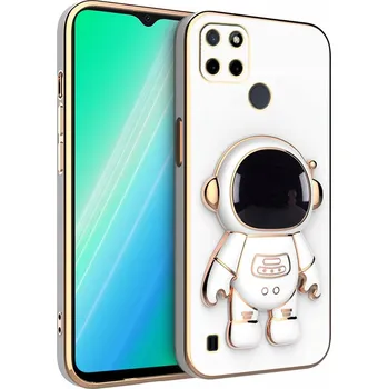 Pouzdro na mobilní telefon Zadní Kryt Erbord pro Realme C21Y, C25Y bílý