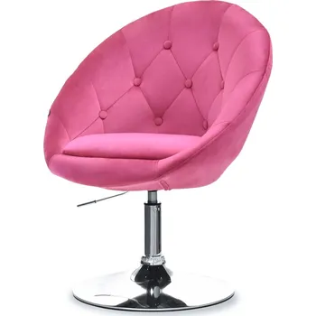 Křeslo Mebel Partner Lush 3 (růžová + černá)